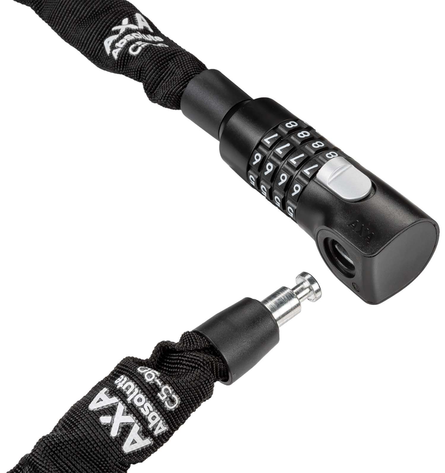 Axa kettingslot absoluut c5-90cm codeslot zwart