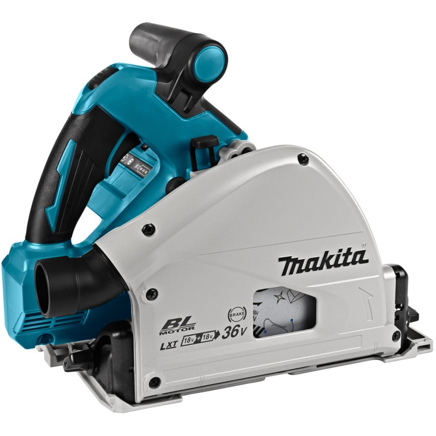 Makita dsp600zj2 accu invalzaag lxt 2x18v met geleiderail en tas | zonder accu's en lader