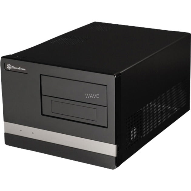 Silverstone sugo sg02b-f htpc behuizing (zwart | 2x usb-a)