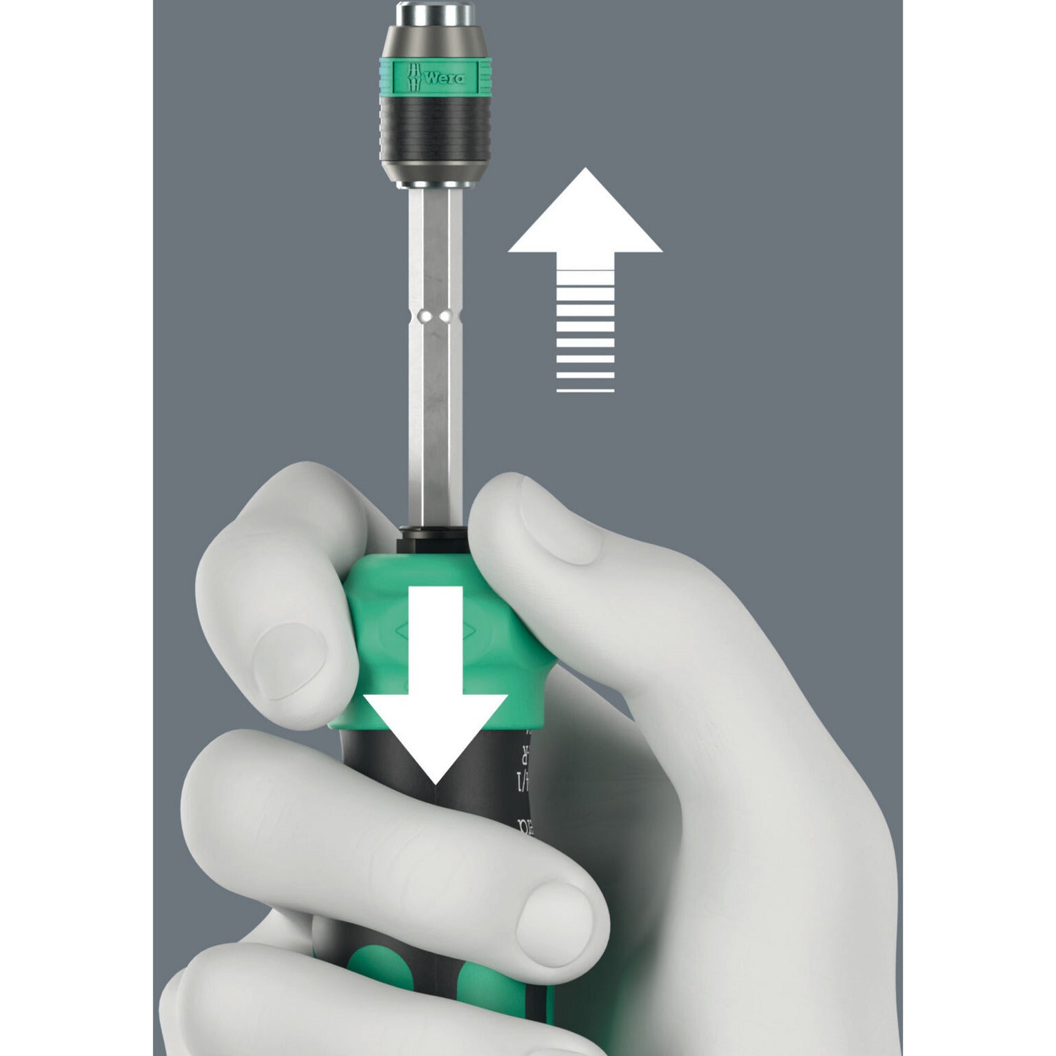 Wera kraftform kompakt 26 ra-r met etui, 6‑delig bitset (zwart groen)