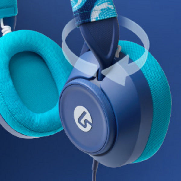Powera lucidsound ls10x gen 2 bedrade gamingheadset voor xbox series x|s - watergolf over-ear gaming headset (azuurblauw lichtblauw, xbox series x|s, xbox one, pc)