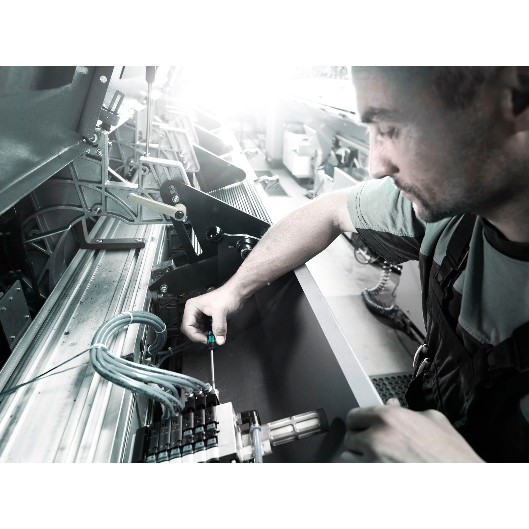 Wera 2067 6 elektronica torx bo schroevendraaierset + rek (zwart groen, 6-delig)