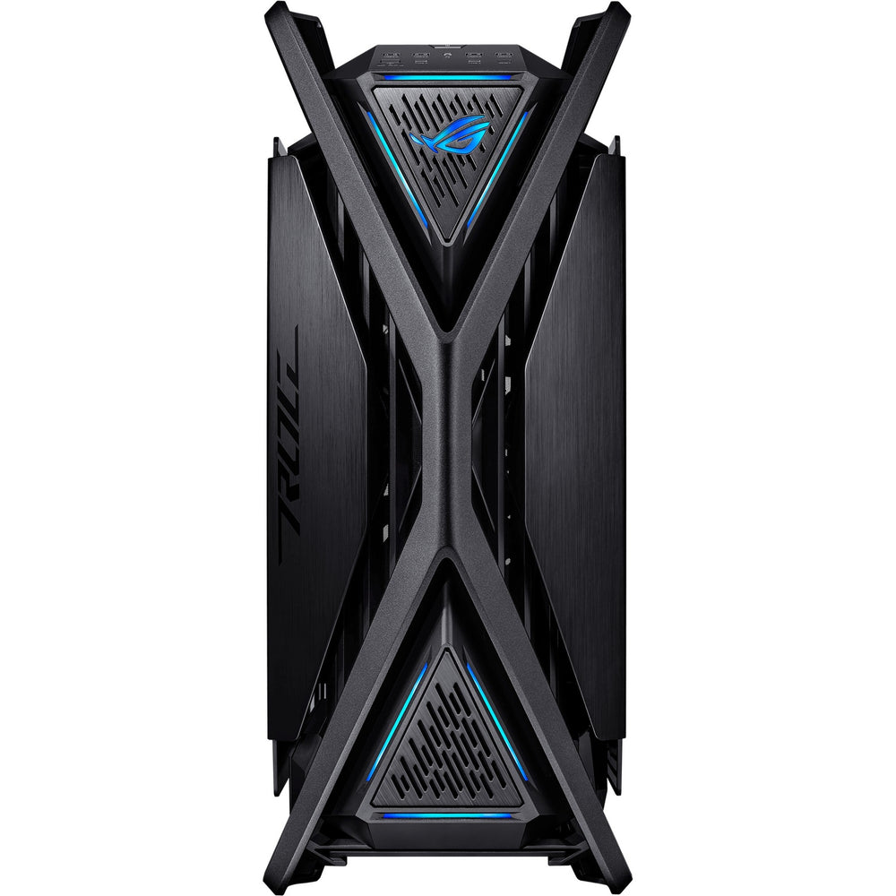 Asus rog hyperion gr701 big tower behuizing (zwart | 4x usb-a | 2x usb-c | rgb | tempered glass)