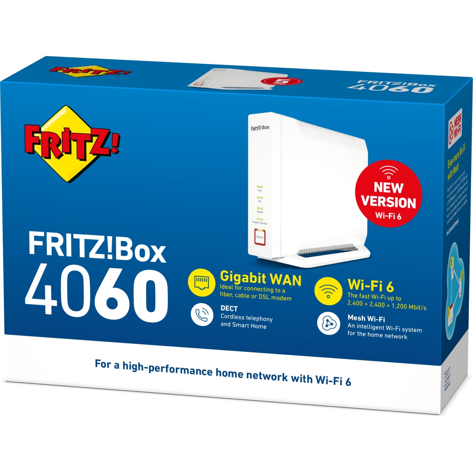 Fritz! box 4060 international router (wit)