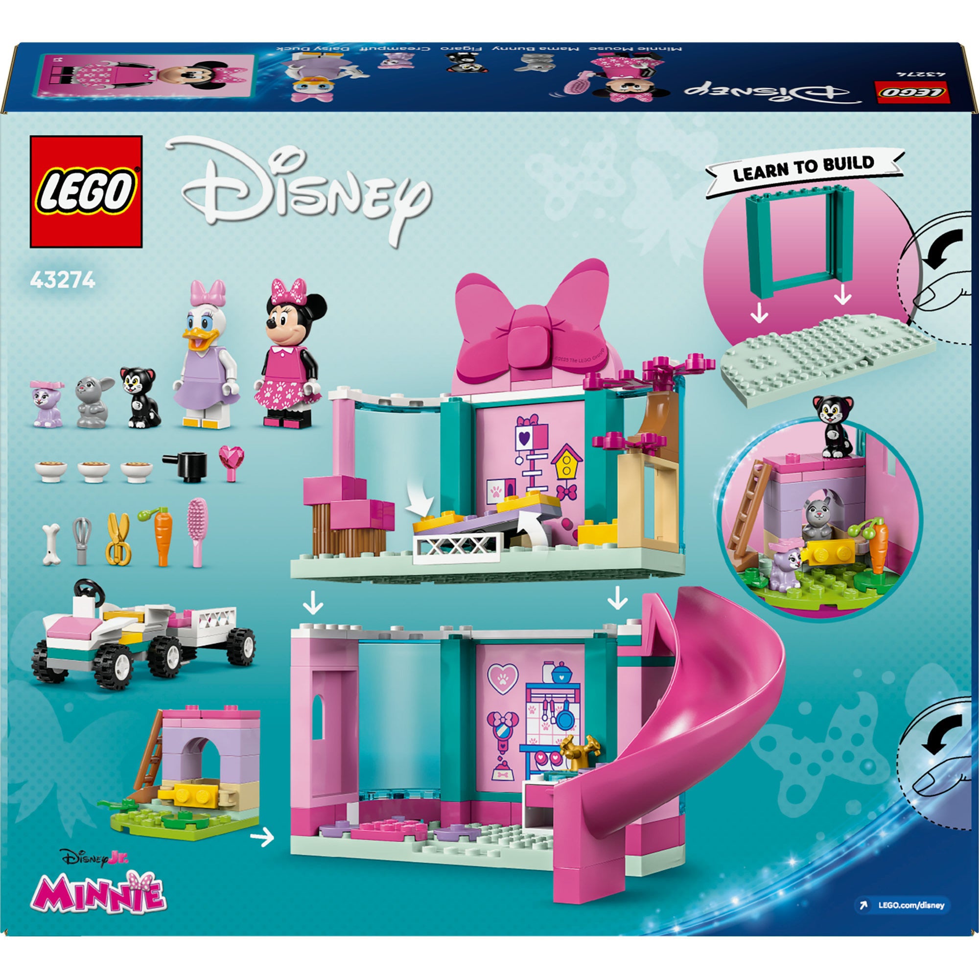 Disney LEGO 43274 klassiek Minnie's huisdierenhotel