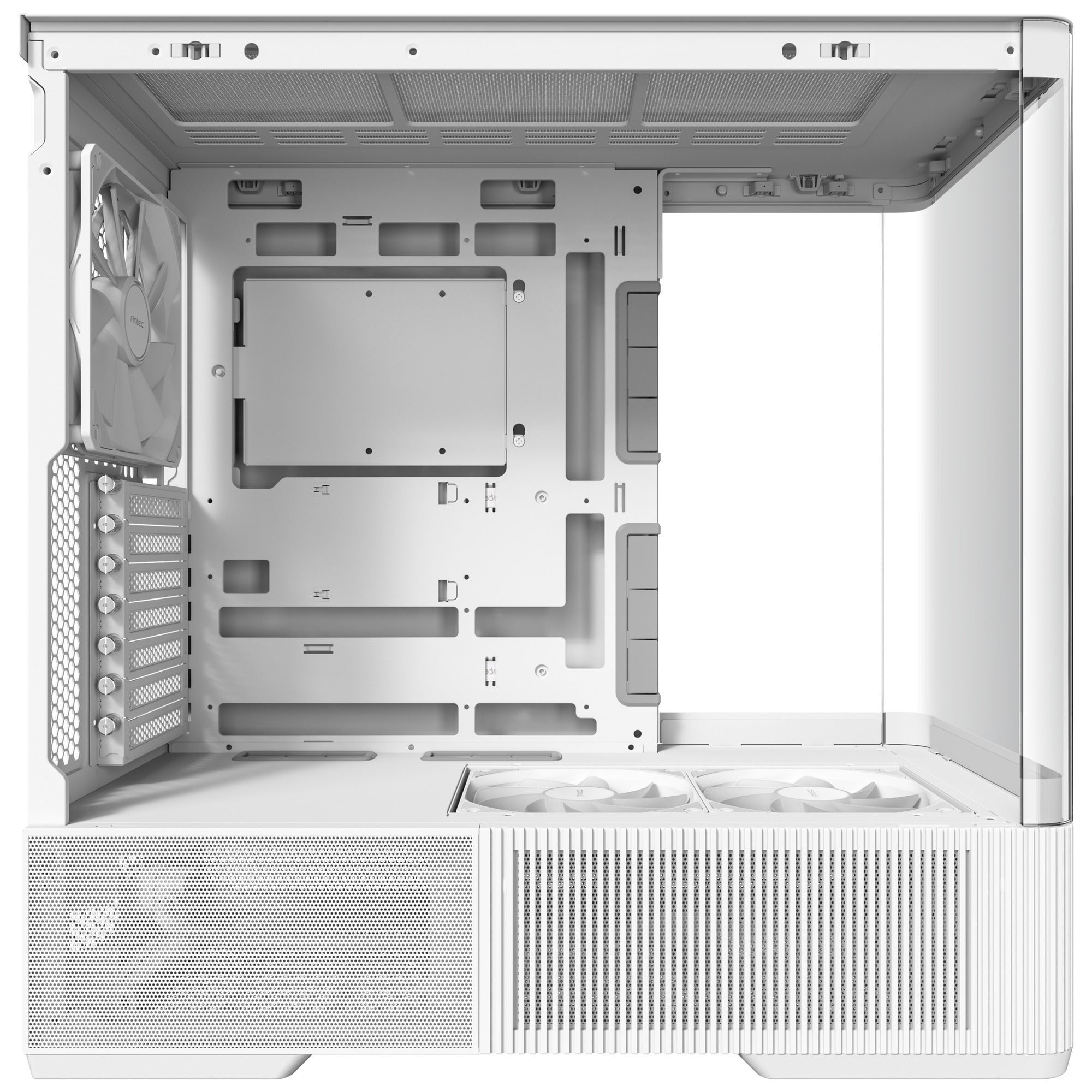 Antec c6 curve air midi tower behuizing (wit | 2x usb-a | 1x usb-c | tempered glass)