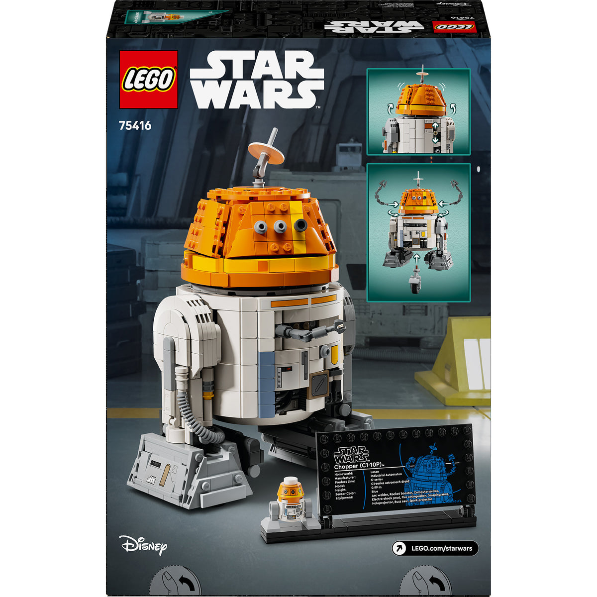 Lego ® star wars: ahsoka™ chopper (c1-10p)™ astromech droid - 75416
