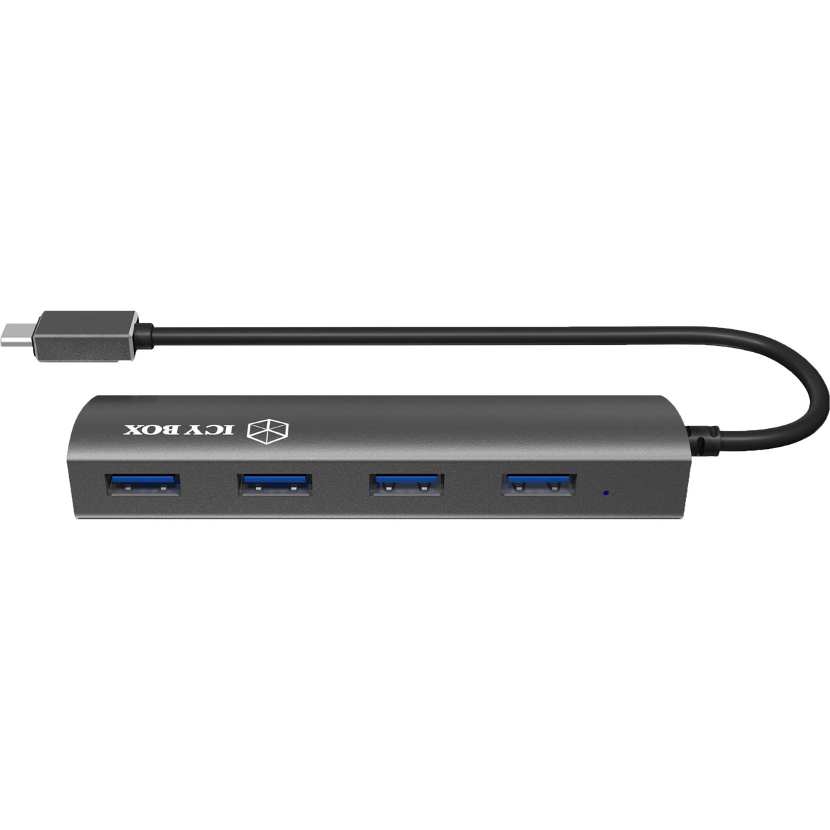 Icy box ib-ac6405-c USB hub (anthracite, USB Type-C hub)