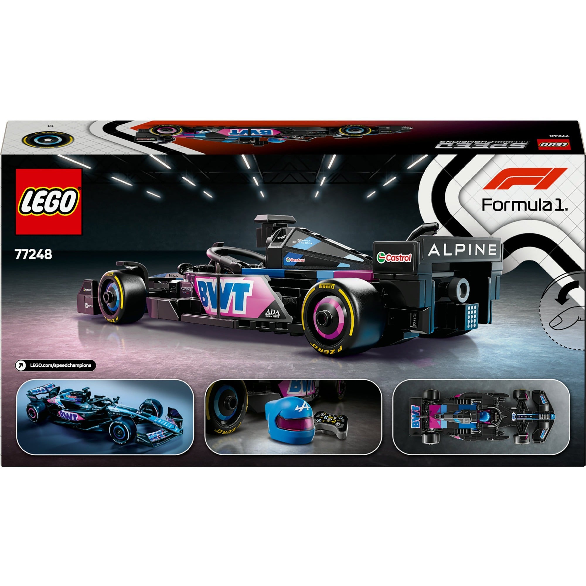 Lego speedkampioenen 77248 bwt alpine f1 team a524 racewagen