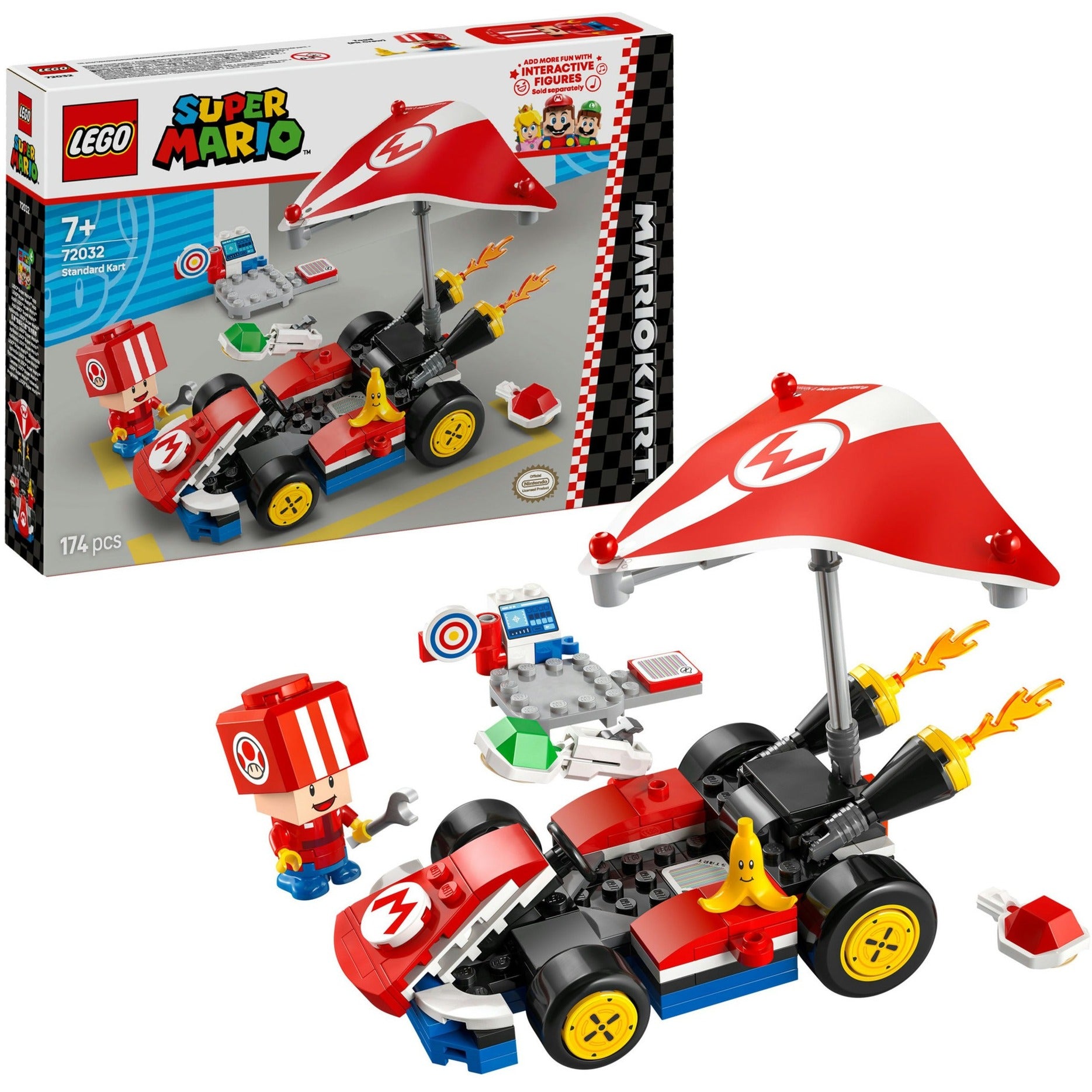 Lego super mario 72032 mariokart standaardkart