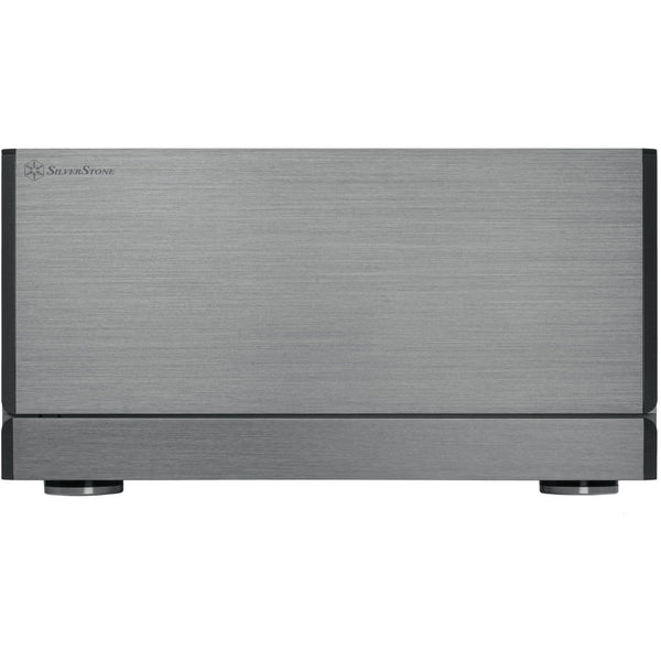 Silverstone crown 04 htpc behuizing (donkergrijs | 4x usb-a | 1x usb-c)