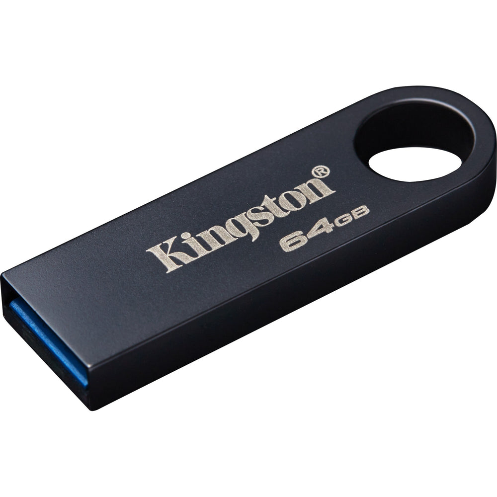 Kingston datatraveler se9 g3 64 gb usb-stick (donkergrijs, ke-u2x64-1ac, usb-a 3.2 (5 gbit s))