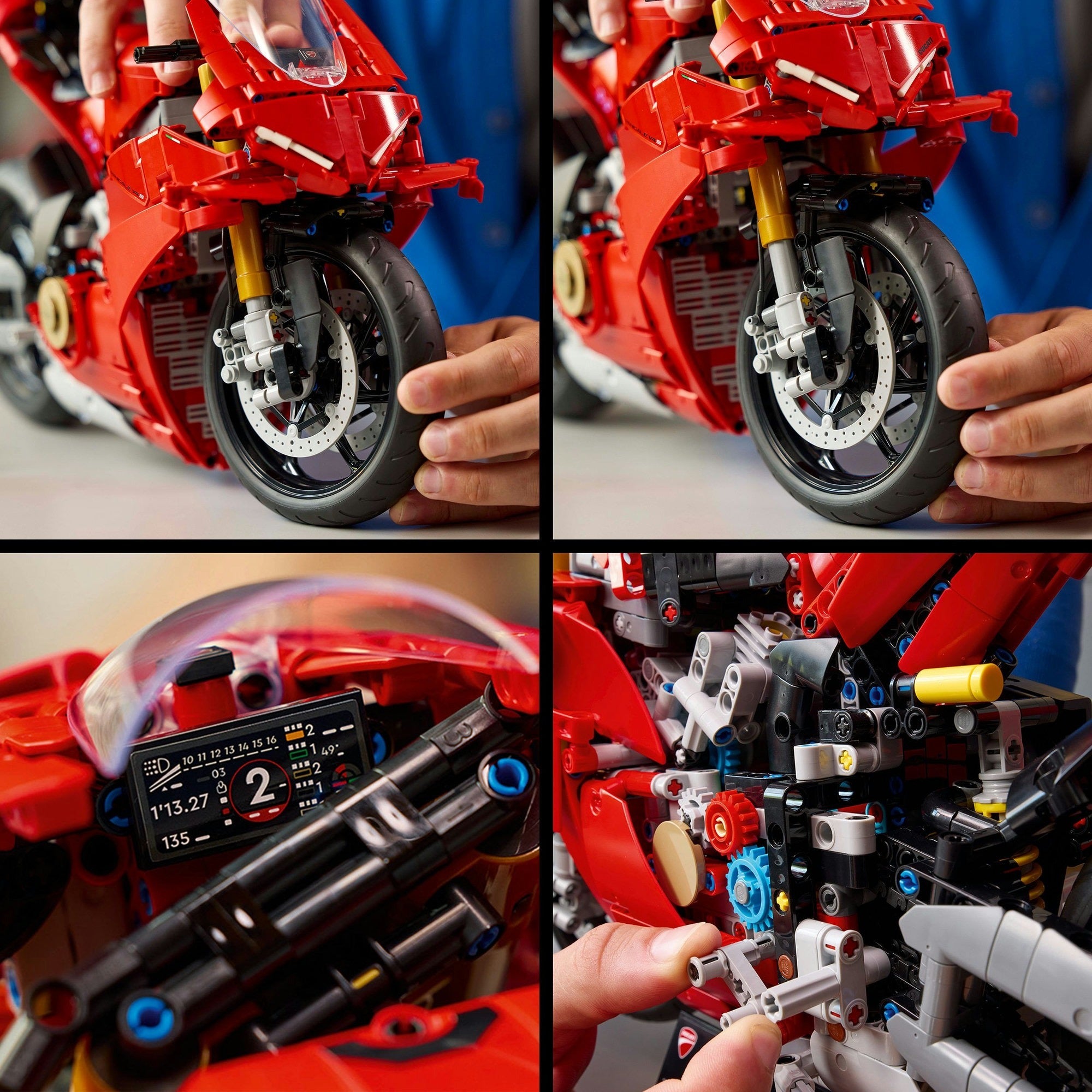 Lego technic 42202 ducati panigale v4 motor