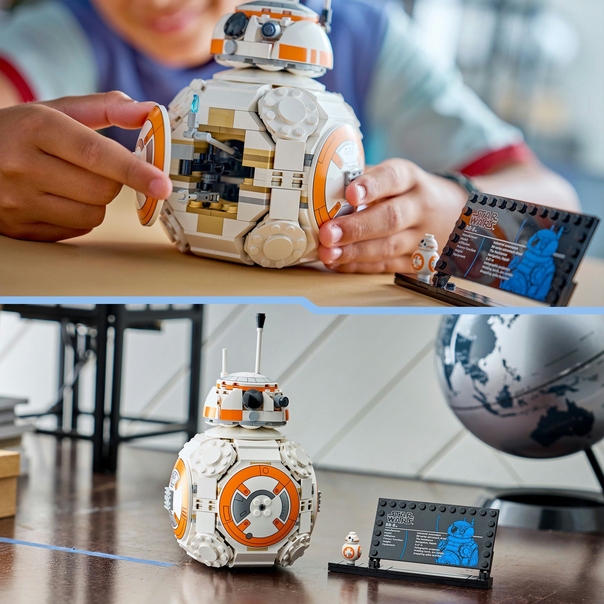 Lego star wars - bb-8 astromech droid constructiespeelgoed (75452)