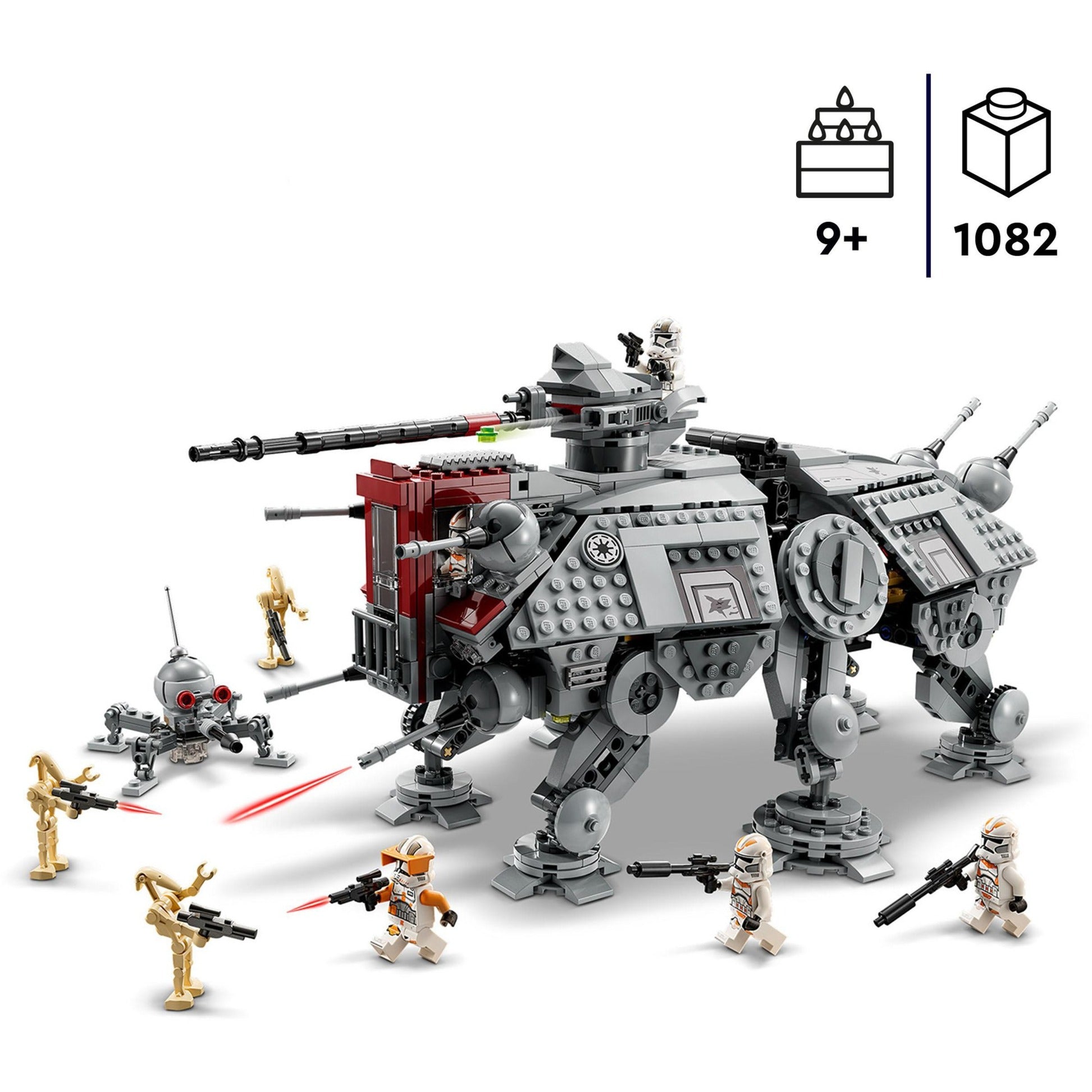 Lego star wars - at-te walker constructiespeelgoed (75337)