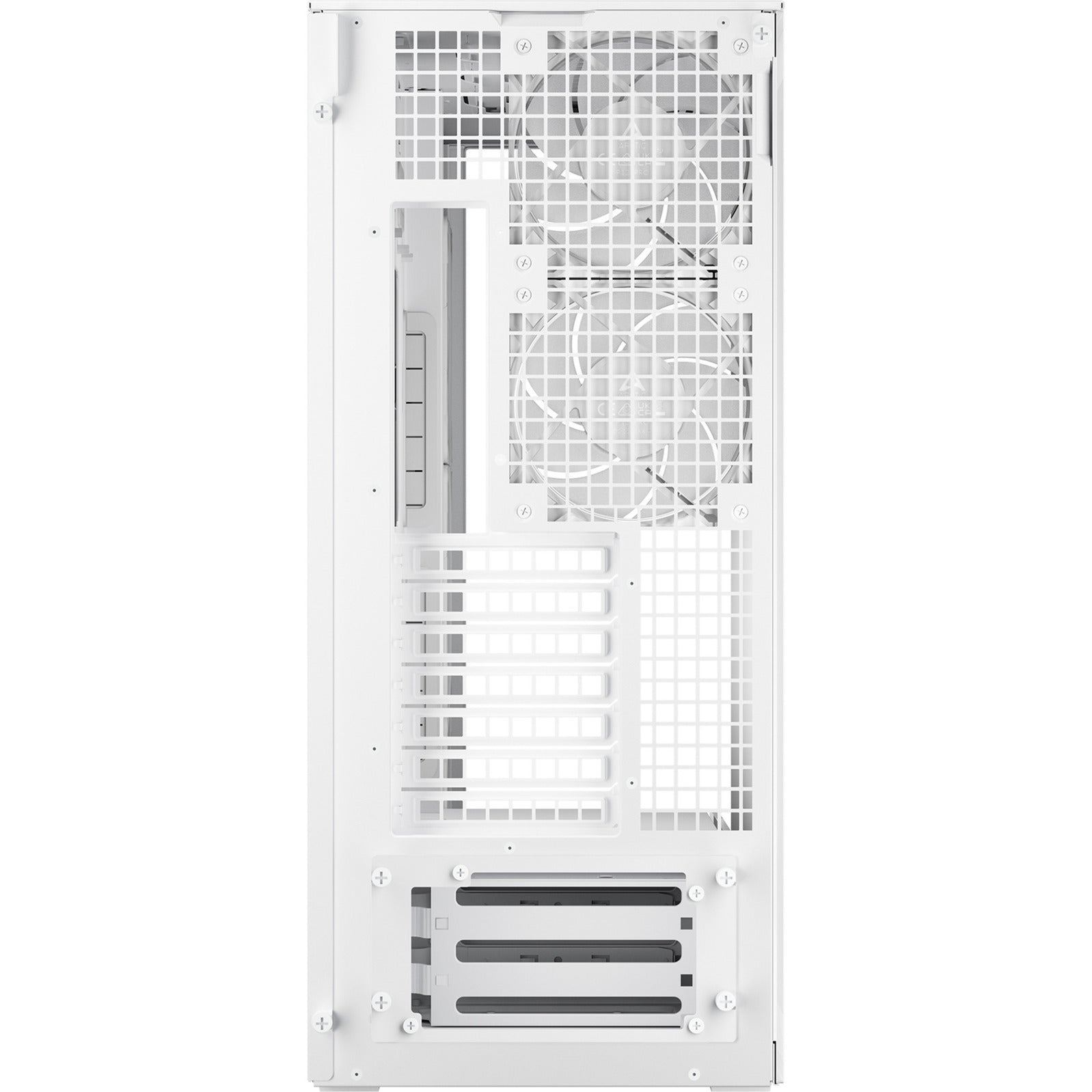Arctic xtender midi tower behuizing (wit | 2x usb-a | 1x usb-c | rgb | tempered glass)
