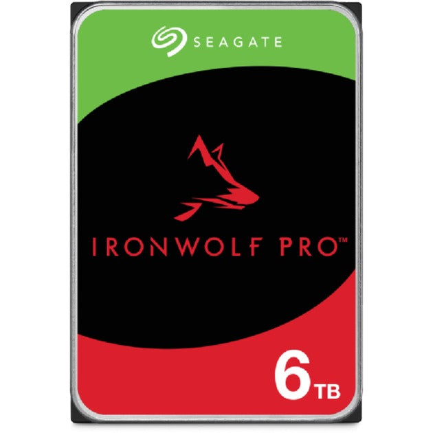 Seagate ironwolf pro 6 tb harde schijf (st6000nt001, sata 600, 24 7)