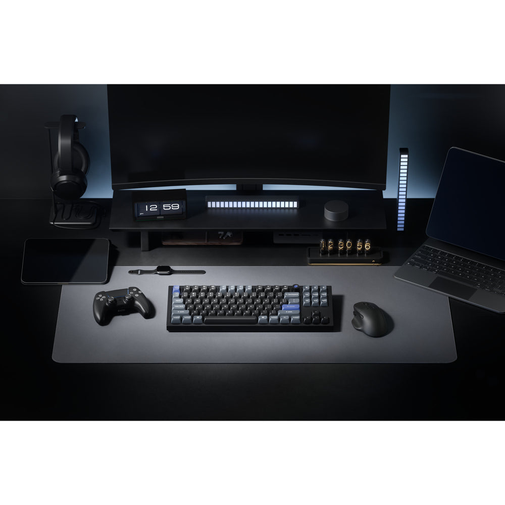 Keychron q3 he 8k magnetic switch keyboard (zwart, us lay-out (qwerty), ultra-fast lime, 80% (tkl), rgb, hot swap, 8k)