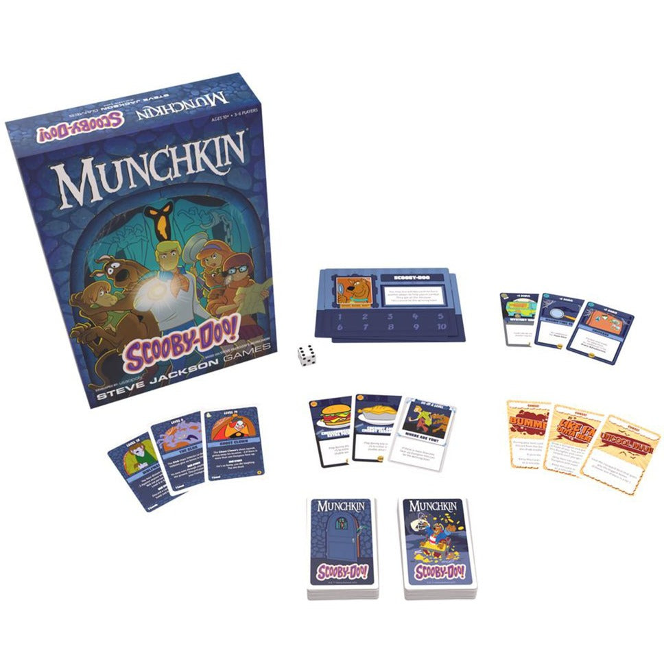 European player network munchkin: scooby-doo kaartspel (engels, 3 - 6 spelers, 60 minuten, vanaf 10 jaar)
