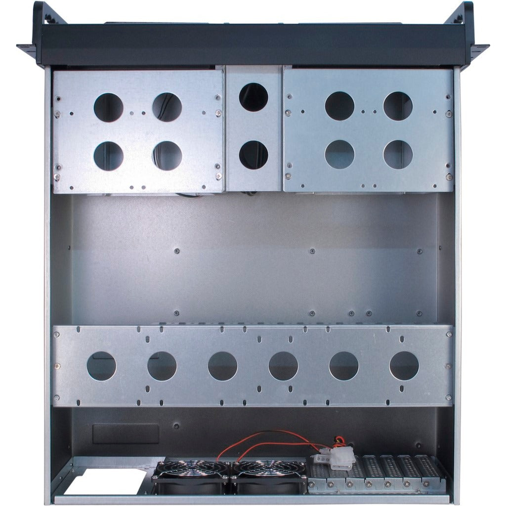 Inter-Tech 4U-4098-S Rackmount Case (Black | 2x USB-A)