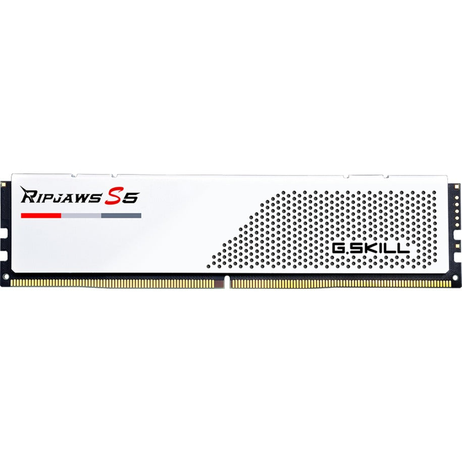 G.skill 32 gb ddr5-5600 kit werkgeheugen (wit, f5-5600j4040c16gx2-rs5w, ripjaws s5, xmp)