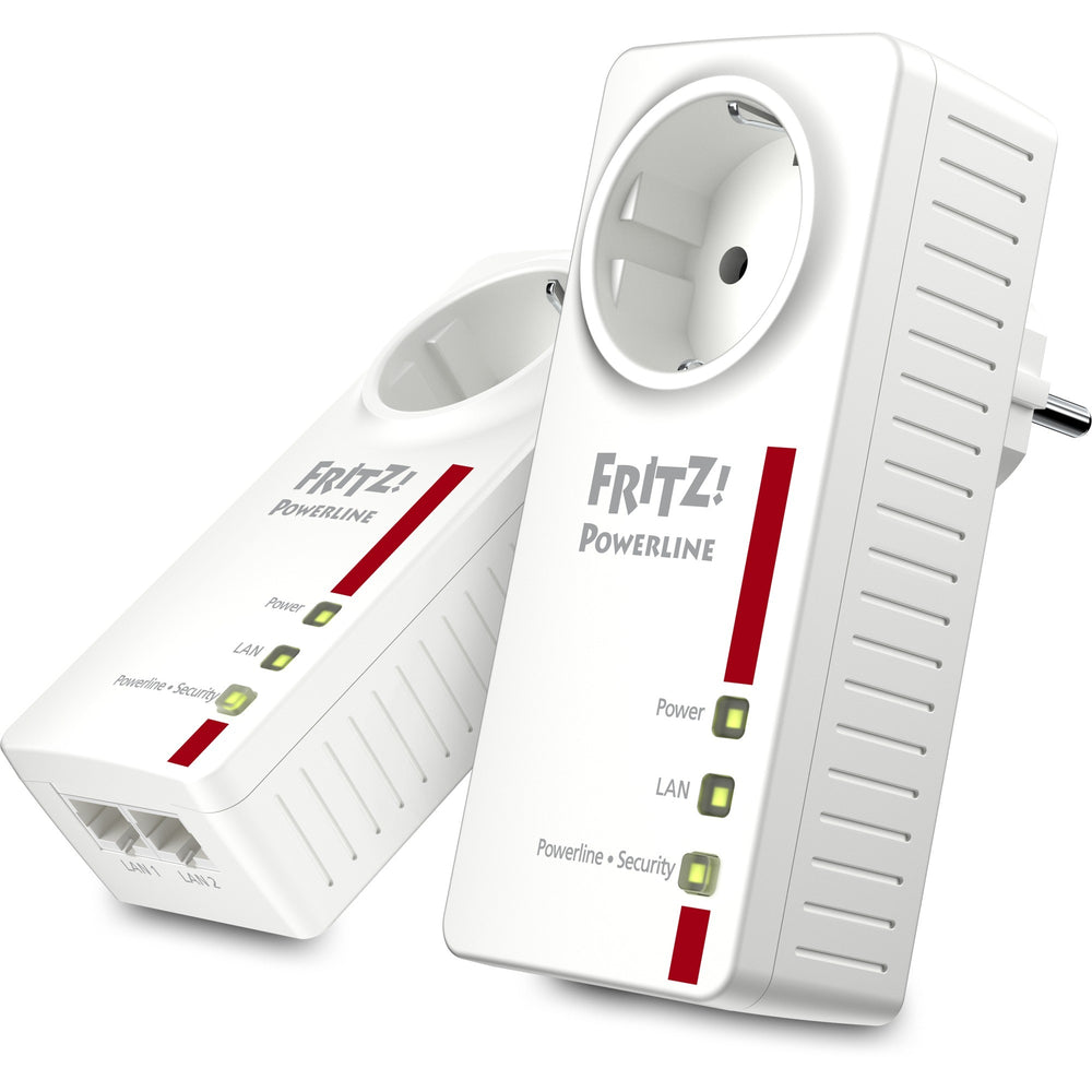 Fritz! powerline 1220e set internationaal (wit, 2 stuks)