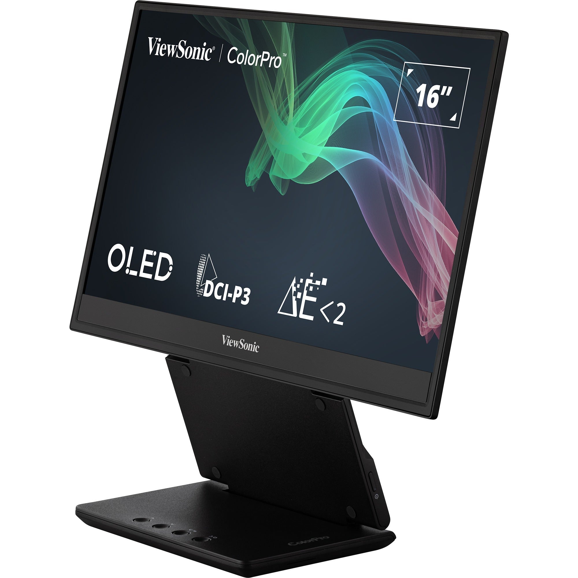 Viewsonic vp16-oled 16 monitor (zwart (mat), 1x micro-hdmi, usb-c, sound)