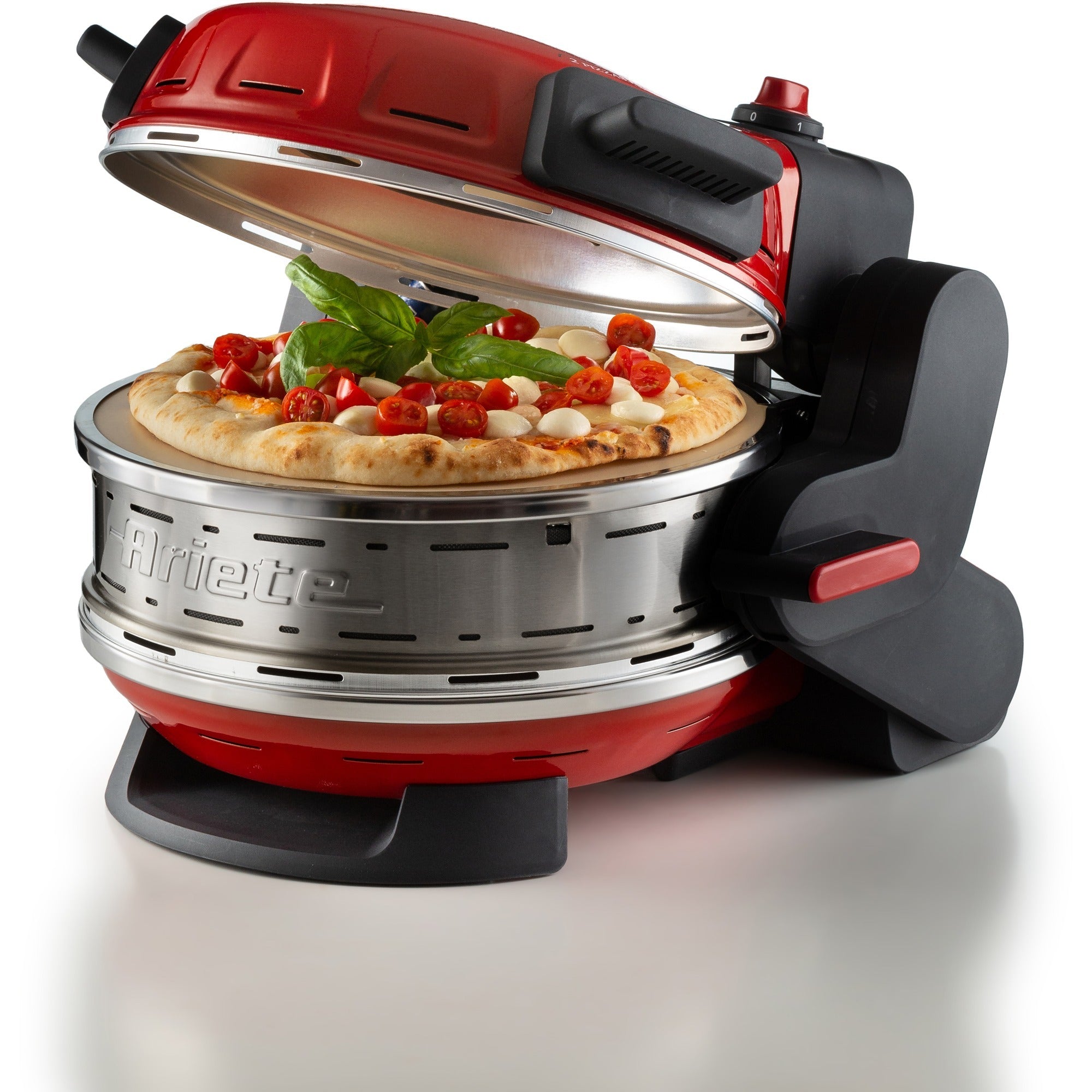 Ariete dubbele pizzaoven 0927 00 (rood)