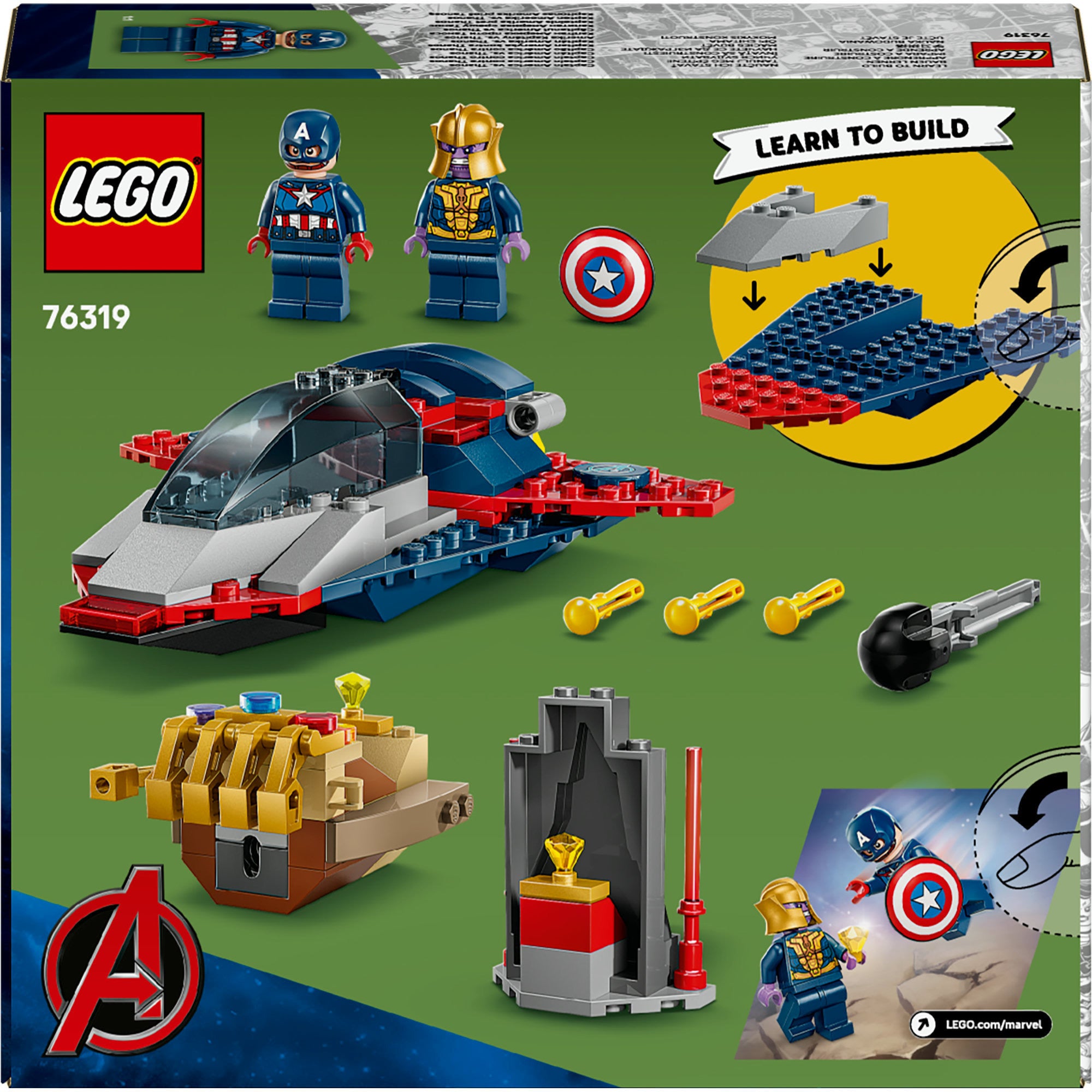Lego ® marvel captain america vs. thanos - 76319