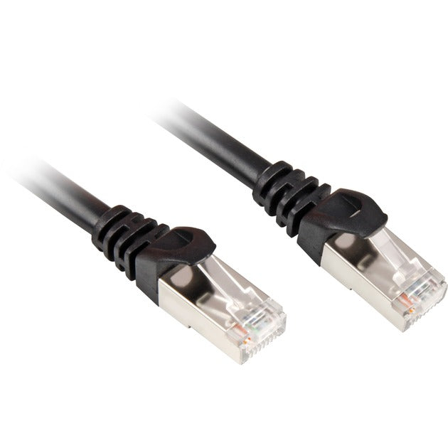 Sharkoon cat.6 netwerkkabel (zwart, 5 meter, sftp, rj-45)