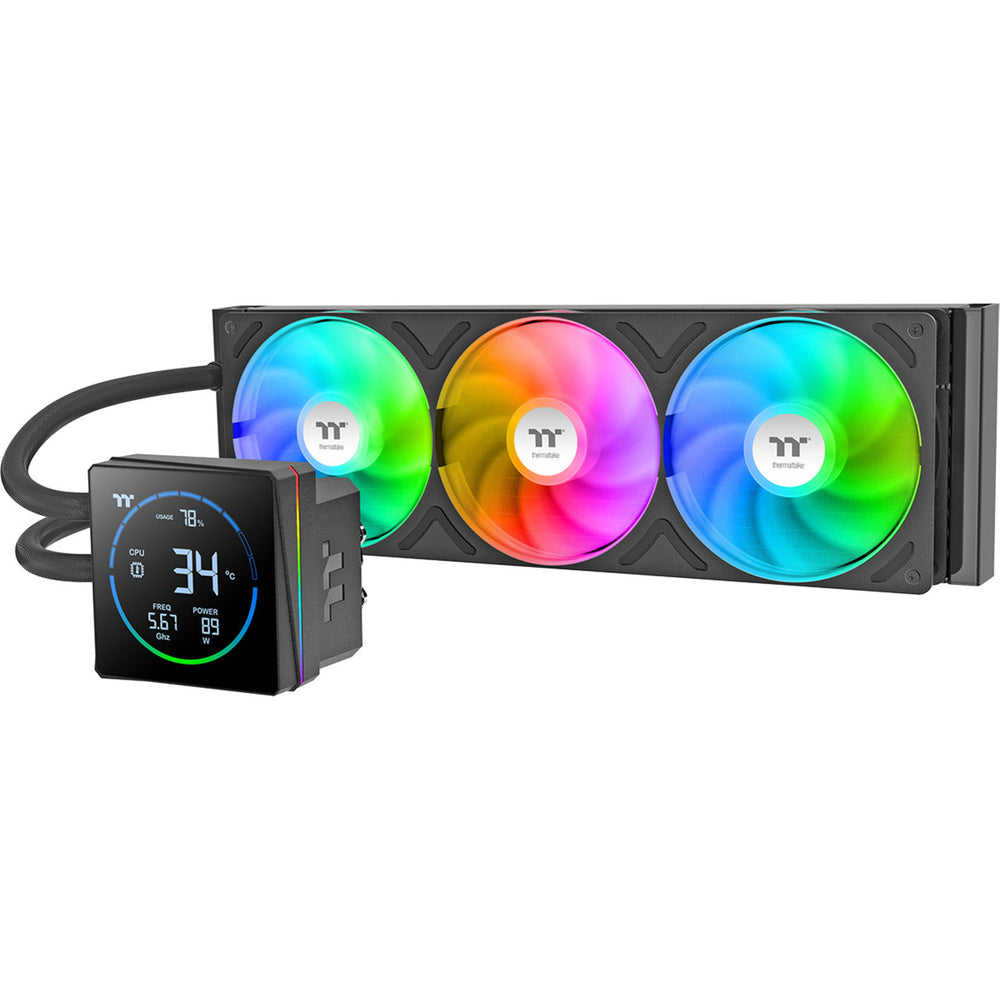 Thermaltake th360-s v3 argb sync aio liquid cooler waterkoeling (zwart)