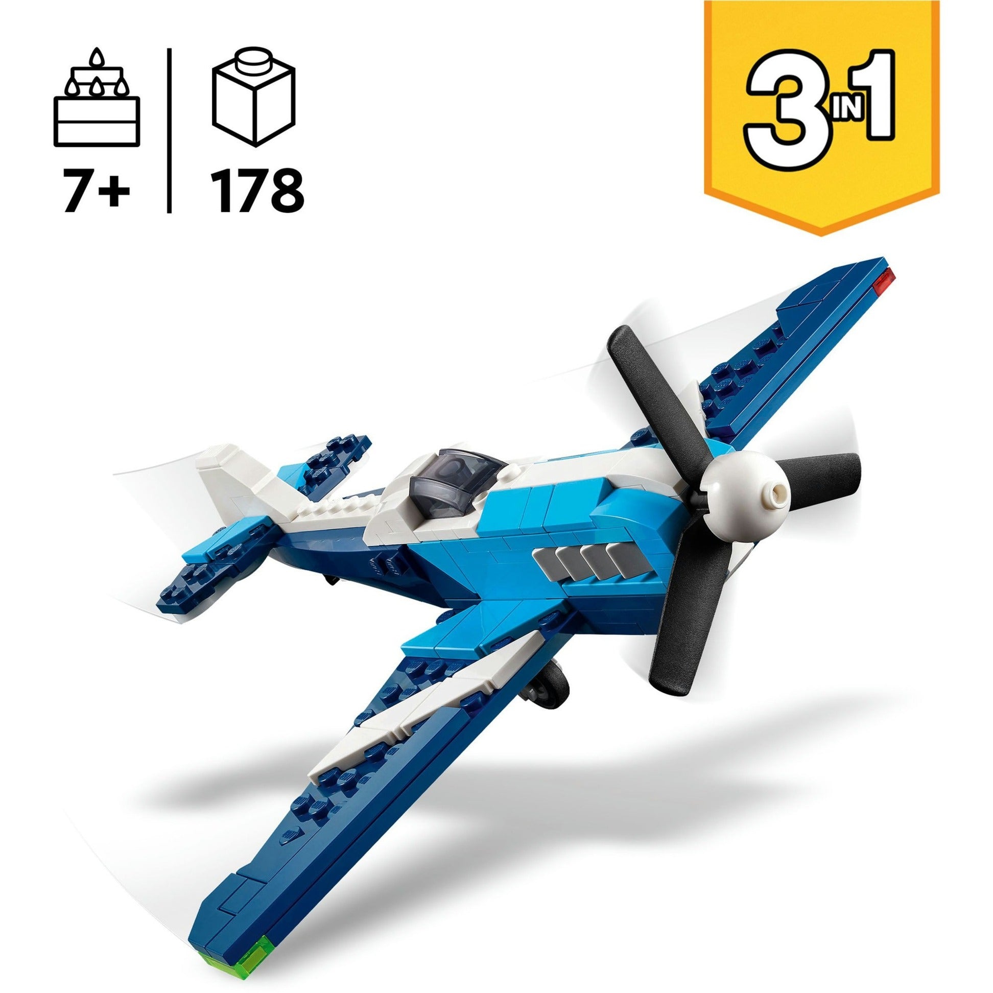 Lego 31160 creator 3-in-1 luchtvaartracevliegtuig