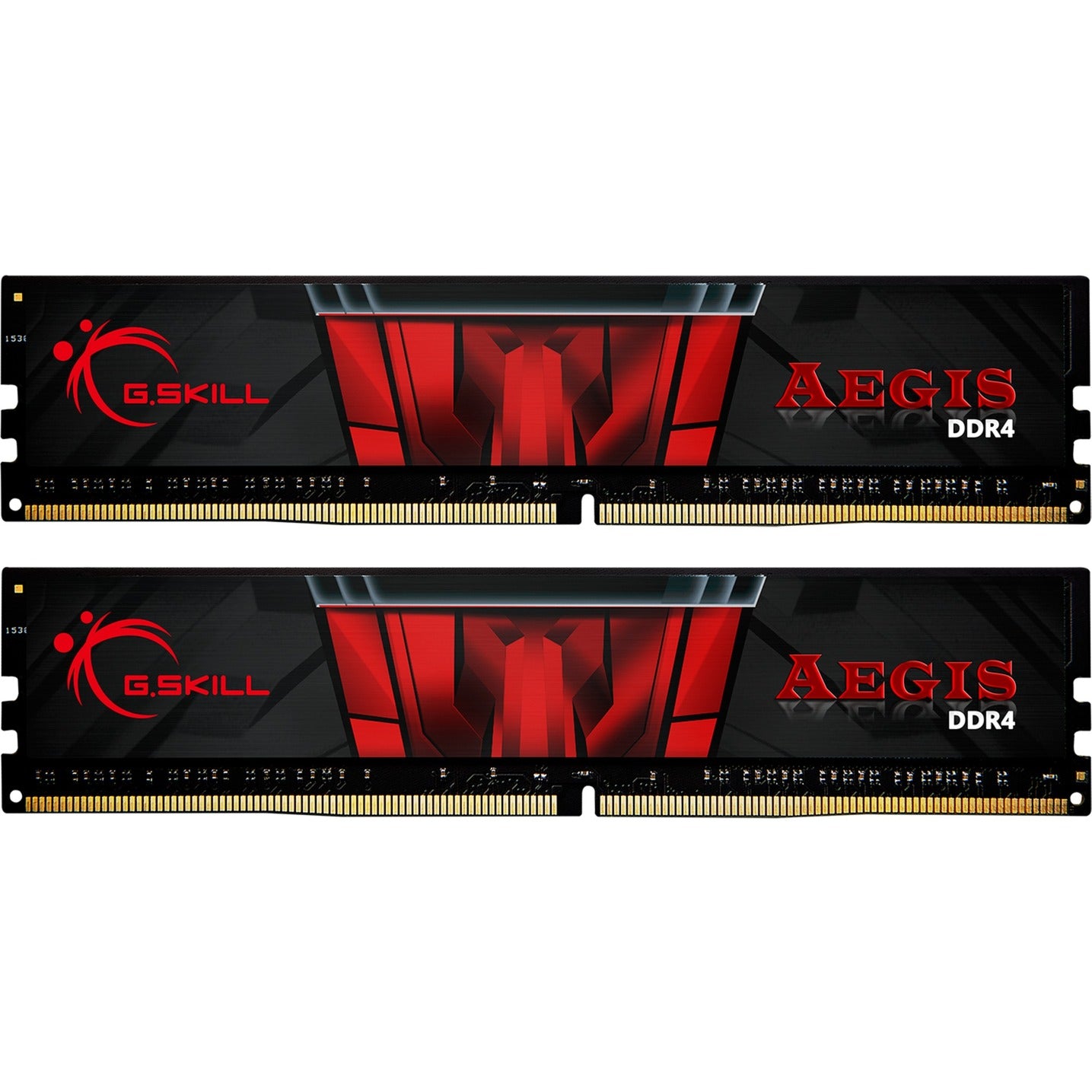 G.skill 32 gb ddr4-3000 (2x 16 gb) kit werkgeheugen (zwart, f4-3000c16d-32gisb, aegis, xmp)