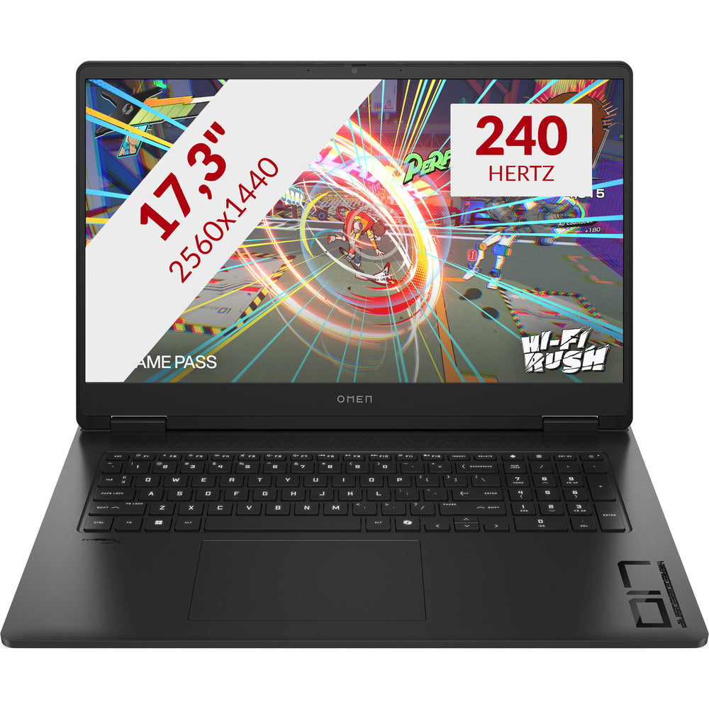 Omen 17-db1070nd (c2xv0ea#abh) 17.3 copilot+ gaming laptop (zwart | ryzen ai 7 350 | rtx 5070 | 24 gb | 1 tb ssd)