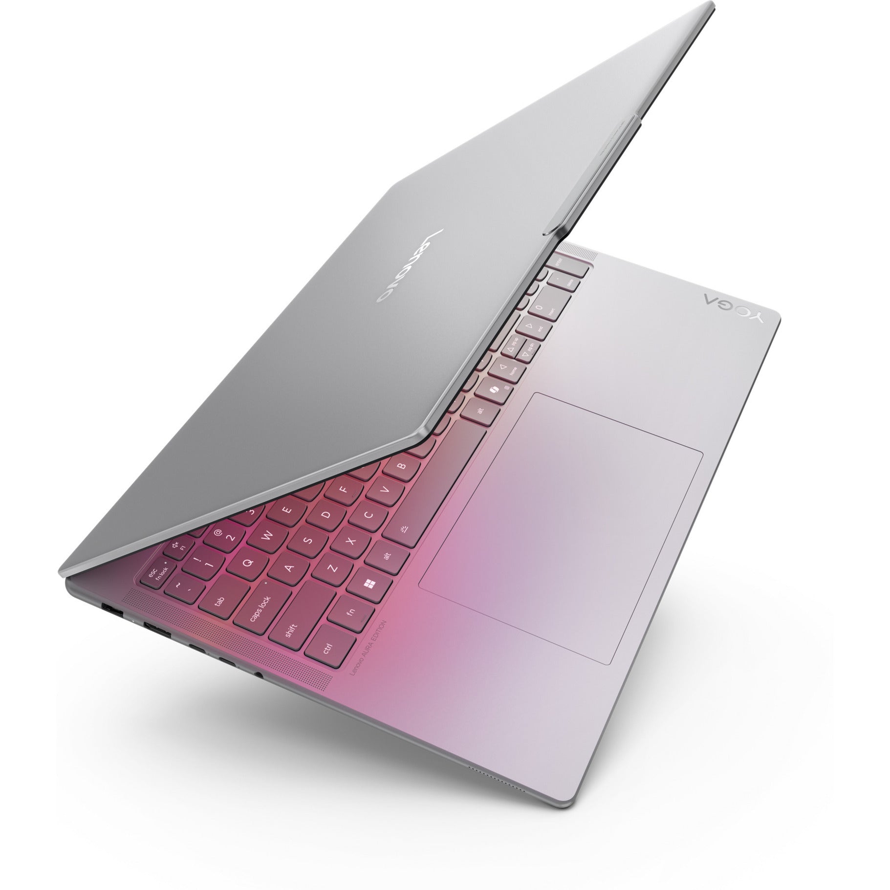 Lenovo yoga pro 9 16iah10 (83l00078mh) aura edition 16 laptop (grijs | core ultra 7 255h | rtx 5060 | 32 gb | 1 tb ssd)