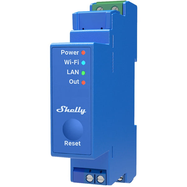 Shelly pro 1 relais (1-kanaals, wifi, lan, bluetooth)
