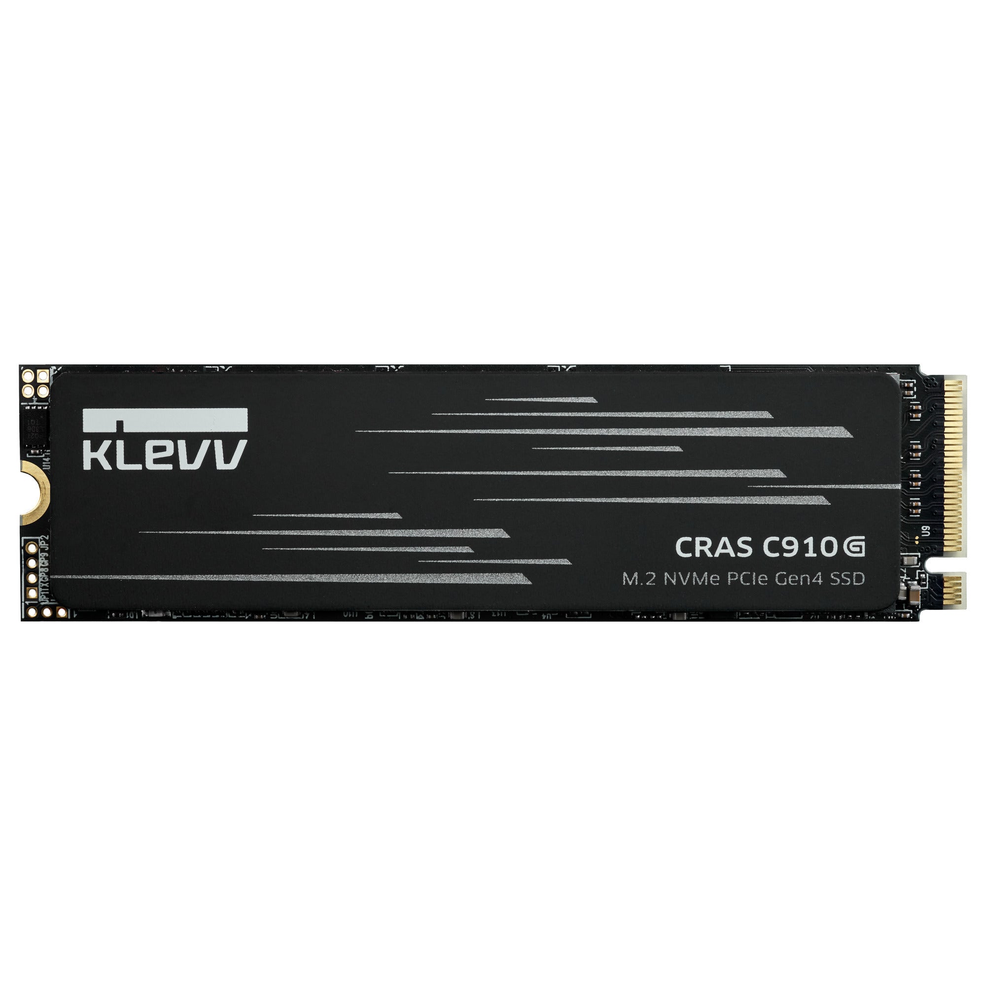 Klevv cras c910g 2 tb ssd (zwart, k02tbm2sp0-10g, pcie gen 4.0 x4, nvme 2.0)