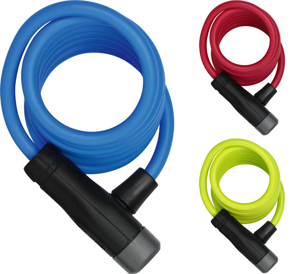 Abus Spiraal Kabelslot 4508K 150 8 Blauw - Fietsbeveiliging