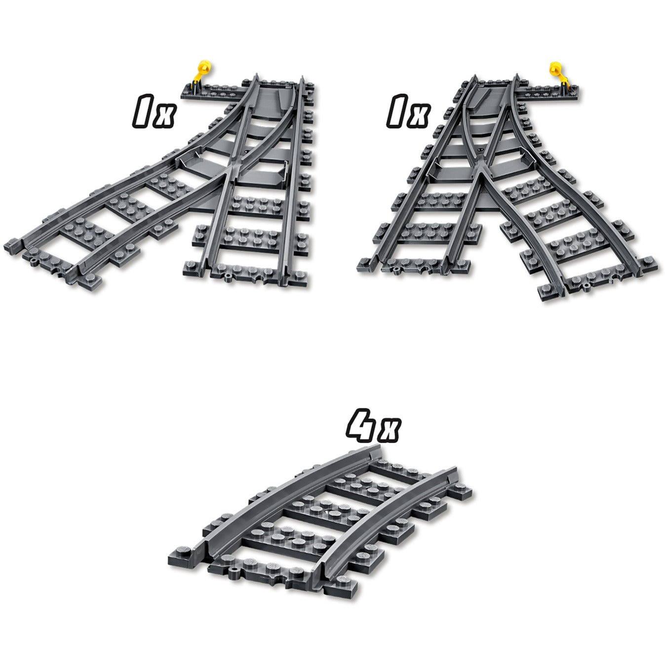 Lego city trein 60238 wisselt