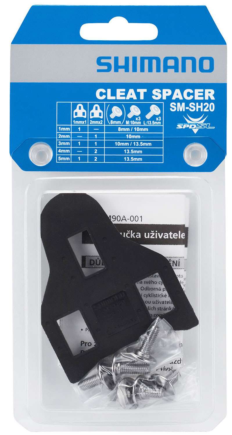 Shimano Vulstukken Schoenpl. Sm-Sh20 Voor Spd-Sl Met Bouten