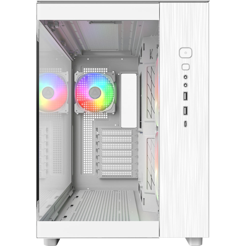 Montech king 65 pro midi tower behuizing (wit | 2x usb-a | 1x usb-c | window)
