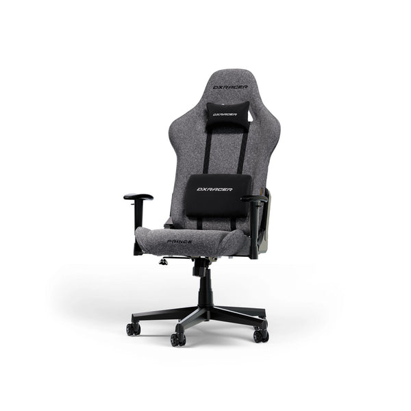 Dxracer prince l grey fabric gamestoel (grijs)