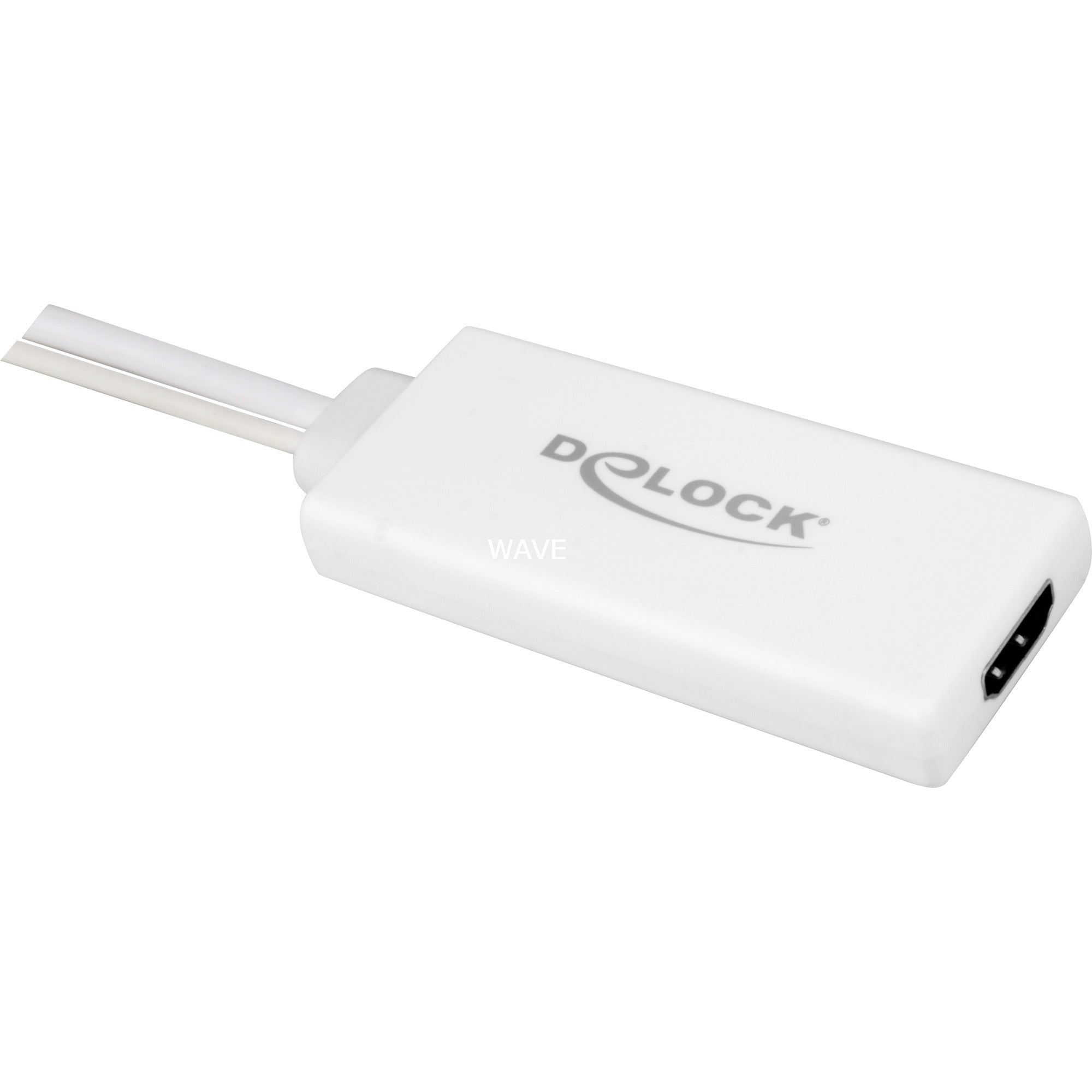 Delock VGA + Audio > HDMI Adapter (white, 0.25 meter)