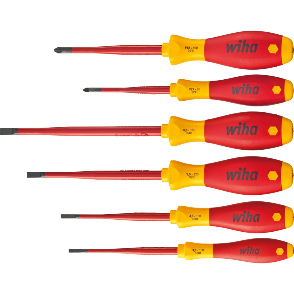 Wiha Wiha Schroevendraaierset SoftFinish elektrisch slimFix