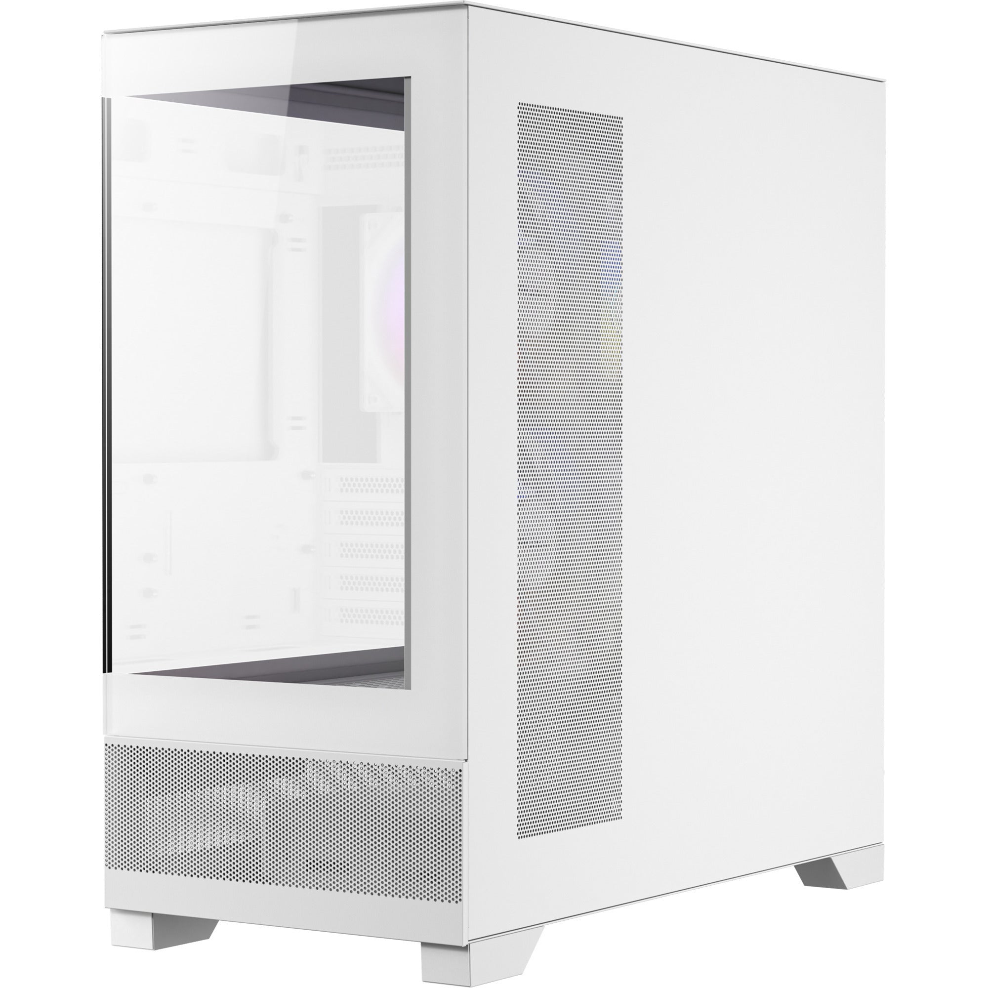 Antec cx500m argb mini tower behuizing (wit | 2x usb-a | 1x usb-c | tempered glass)