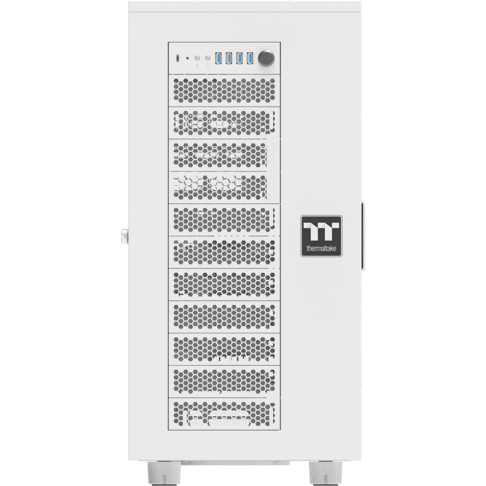 Thermaltake ax700 tg snow big tower behuizing (wit | 4x usb-a | 1x usb-c | tempered glass)