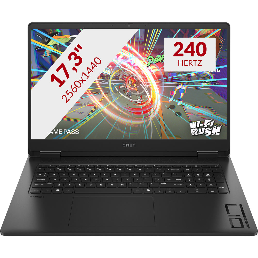 Omen 17-db1075nd (c2xw7ea#abh) 17.3 copilot+ gaming laptop (zwart | ryzen ai 9 365 | rtx 5070 | 32 gb | 1 tb ssd)