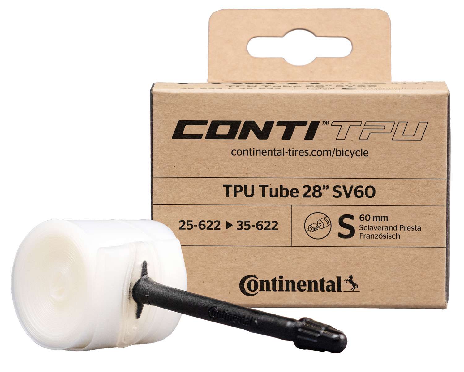 Continental tpu tube 28 sv60 road