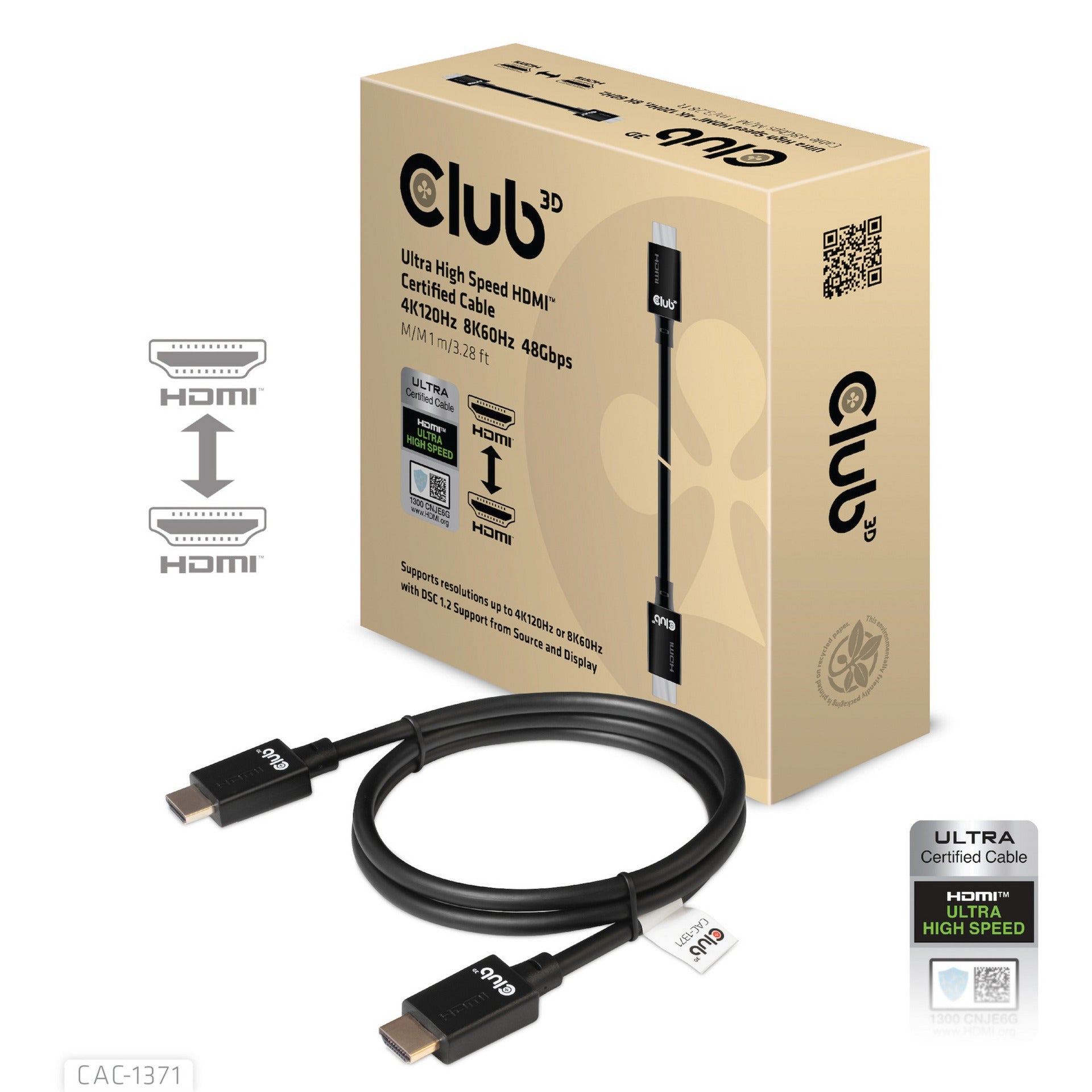 Club 3D Club 3D Ultrahoge snelheid HDM