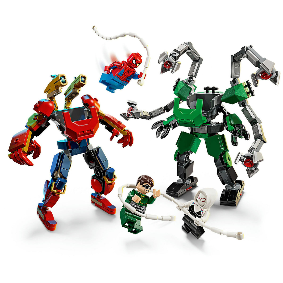Lego marvel - mechaduel: spider-man vs. doc ock constructiespeelgoed (76338)